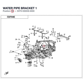 WATER PIPE BRACKET 1 product image