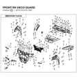 FRONT RH DECO GUARD product image