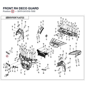 FRONT RH DECO GUARD product image