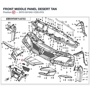 FRONT MIDDLE PANEL product image