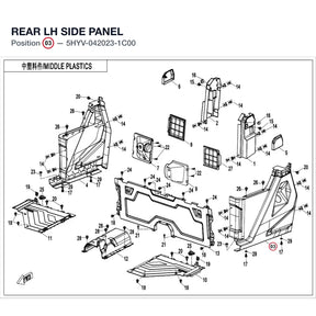 REAR LH SIDE PANEL product image