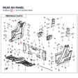 REAR RH PANEL product image