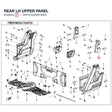 REAR LH UPPER PANEL product image