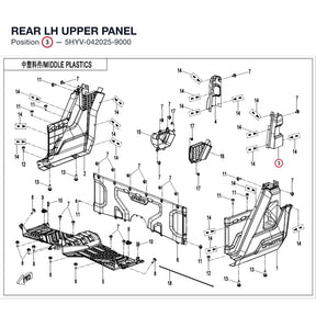 REAR LH UPPER PANEL product image