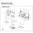 REAR BAFFLE, SEAT product image