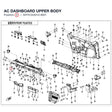 AC DASHBOARD UPPER BODY product image