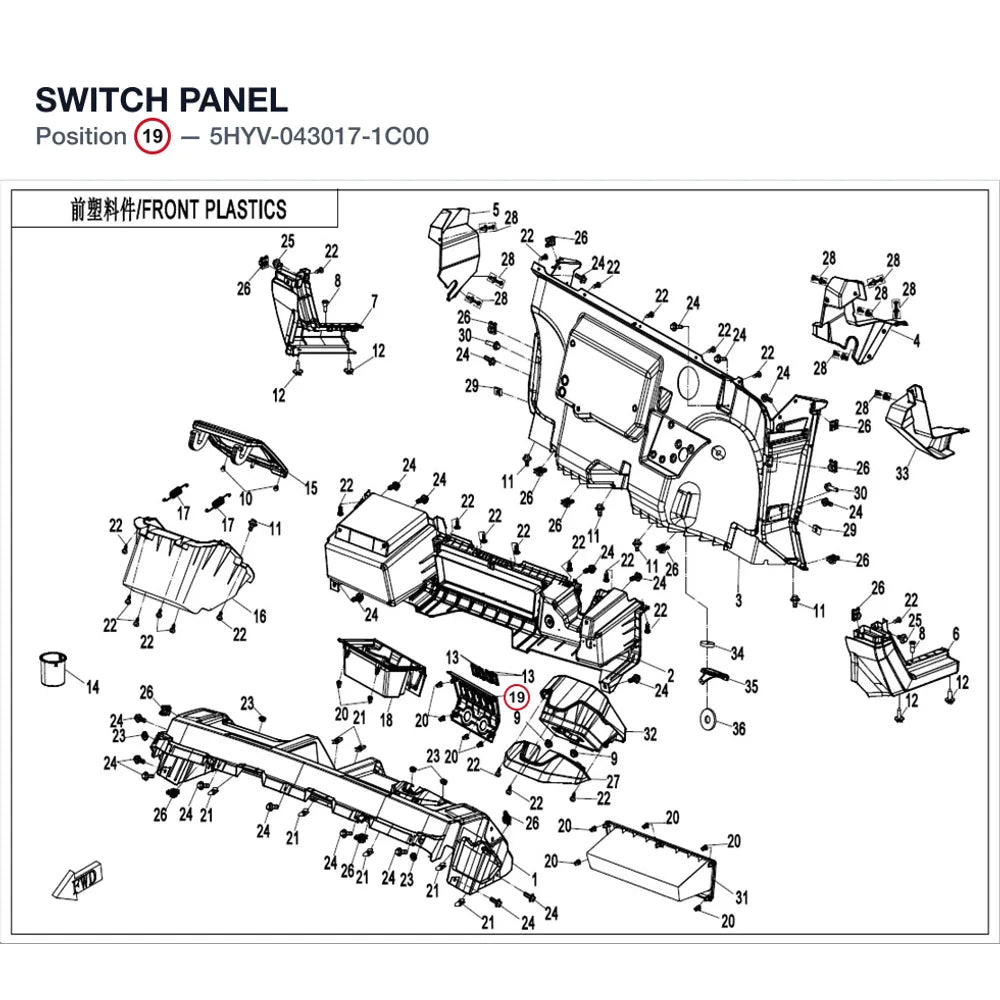 SWITCH PANEL product image