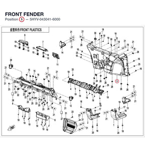 FRONT FENDER product image