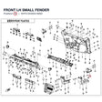 FRONT LH SMALL FENDER product image