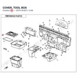 COVER, TOOL BOX product image