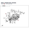 SMALL FENDER SEAL SPONGE product image