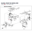 GUARD, FRONT RH SWING ARM product image