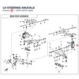 LH STEERING KNUCKLE product image