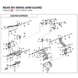 REAR RH SWING ARM GUARD product image