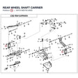 REAR WHEEL SHAFT CARRIER product image