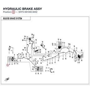 HYDRAULIC BRAKE ASSY product image
