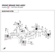 FRONT BRAKE PAD ASSY product image
