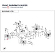 FRONT RH BRAKE CALIPER product image
