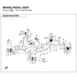 BRAKE PEDAL ASSY product image