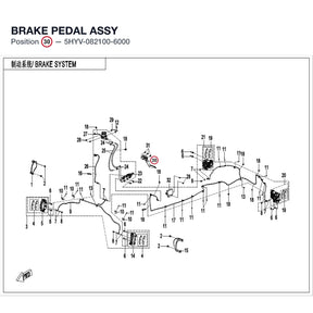 BRAKE PEDAL ASSY product image