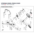 STEERING WHEEL PRESS COVER product image