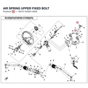 AIR SPRING UPPER FIXED BOLT product image