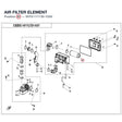 AIR FILTER ELEMENT product image
