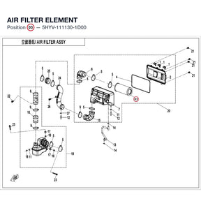 AIR FILTER ELEMENT product image