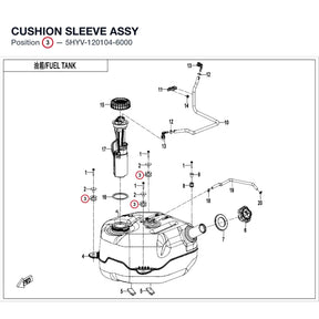 CUSHION SLEEVE ASSY product image