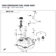HIGH-PRESSURE FUEL HOSE ASSY product image