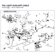TAIL LIGHT AUXILIARY CABLE product image