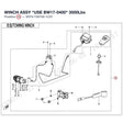 WINCH ASSY "USE BW17-0400" product image