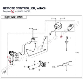 REMOTE CONTROLLER, WINCH product image