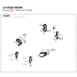 LH HIGH-BEAM product image