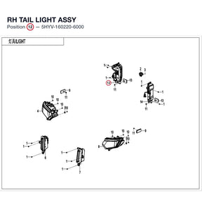 RH TAIL LIGHT ASSY product image