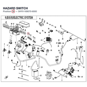 HAZARD SWITCH product image