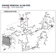 ENGINE REMOVAL ALUM PIPE product image
