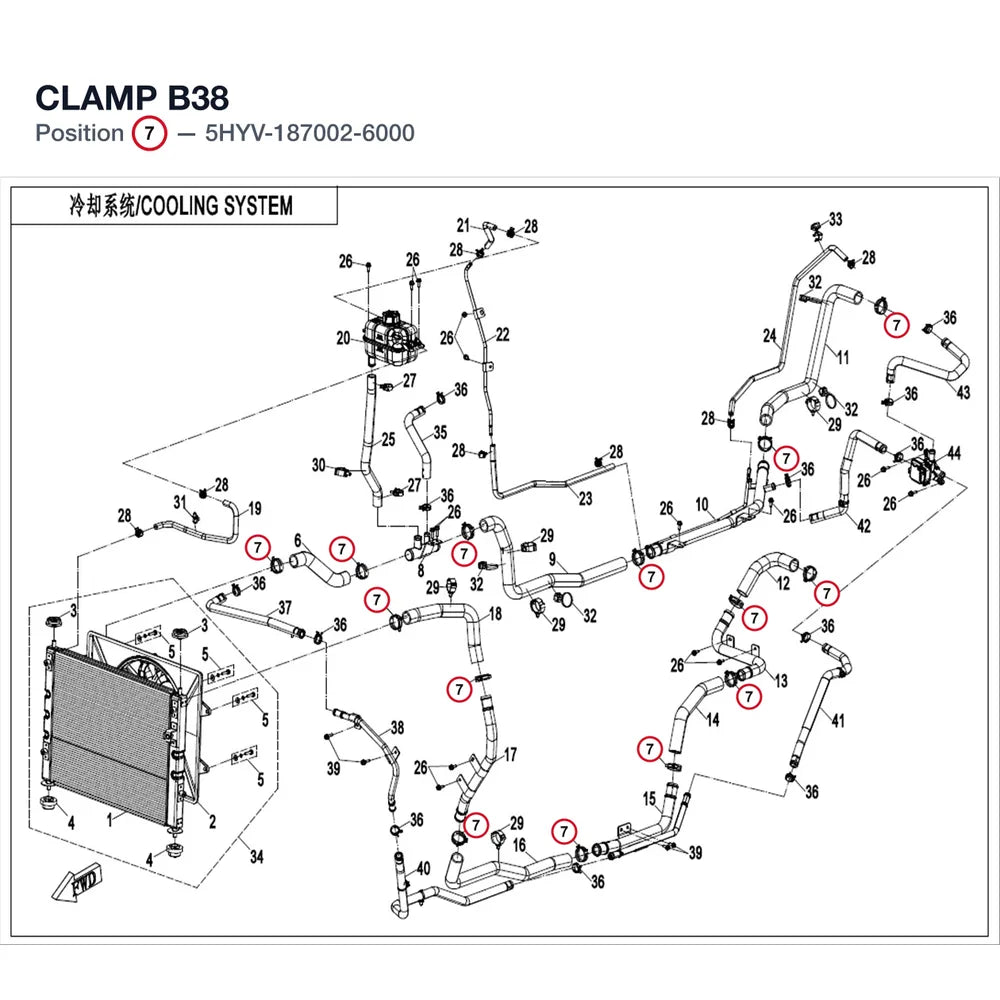 CLAMP B38 product image