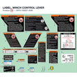 LABEL, WINCH CONTROL LEVER product image