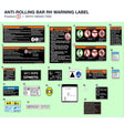 ANTI-ROLLING BAR RH WARNING LABEL product image