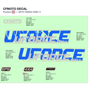 CFMOTO DECAL product image