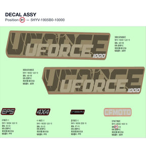DECAL ASSY product image