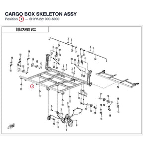 CARGO BOX SKELETON ASSY product image