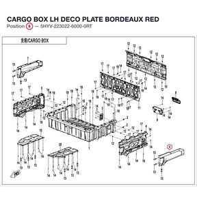 CARGO BOX LH DECO PLATE product image
