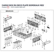 CARGO BOX RH DECO PLATE product image