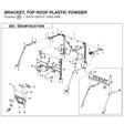 BRACKET, TOP ROOF product image