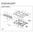 TOP ROOF SEAL SPONGE product image