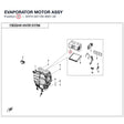 EVAPORATOR MOTOR ASSY product image