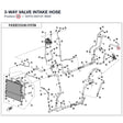 3-WAY VALVE INTAKE HOSE product image