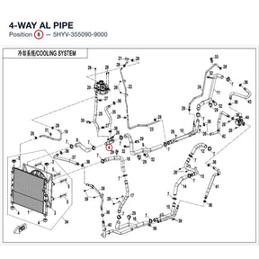 4-WAY AL PIPE product image